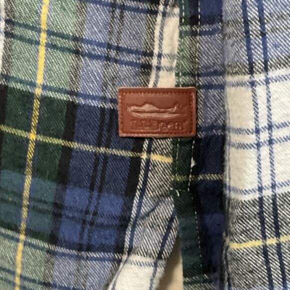 L.L. Bean Men's Multicolor XL 100% Cotton Henley Sweater 3/4 Zip 2 front Pockets - Picture 4 of 13